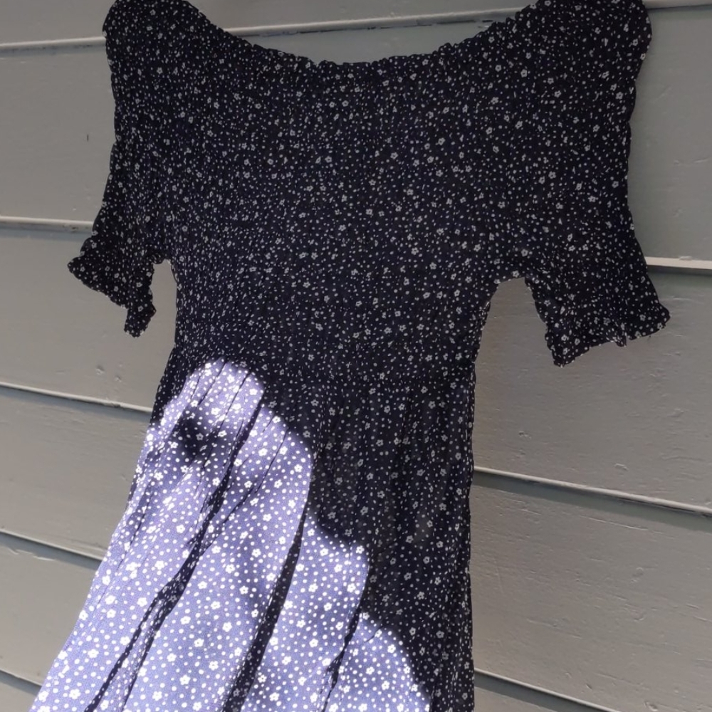 Cute summer blue dress